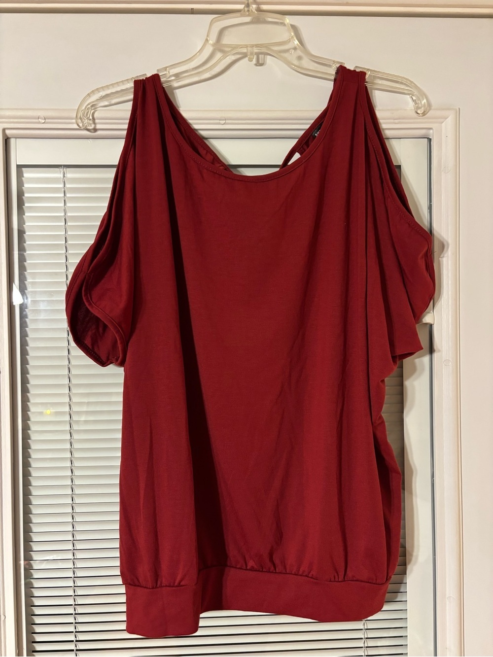 SHEIN Cold-Shoulder Top
